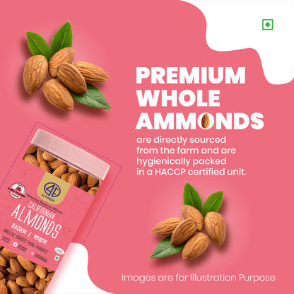 41 Foods 100% Premium  Pure California Almonds/Badam Whole,  Real Nuts, High in Fiber, Badam Giri, Rich in Protein, Magnesium, Phosphorus and Dietary Fibre, Nuts & Dry Fruits