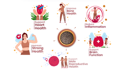 41Foods Energy Chia Seeds I Flax Seeds I Sunflower Seeds I Pumpkin Seeds | Seeds for Eating | Diet Snacks Combo