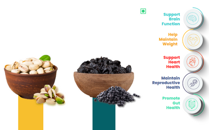 41 Foods 100 % Premium Healthy Dry Fruits  Combo of  Pista , Black Raisin- Combo