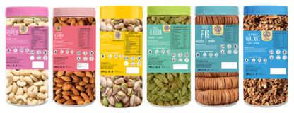 41 Foods 100 % Premium Healthy Dry Fruits  Combo of Pistachios, Almond, Cashew,  Raisins, Walnut, Fig - Combo