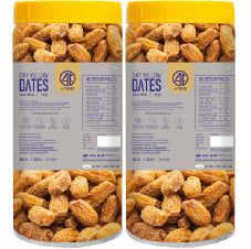 41Foods Healthy Dry Yellow Dates - Twin - Combo