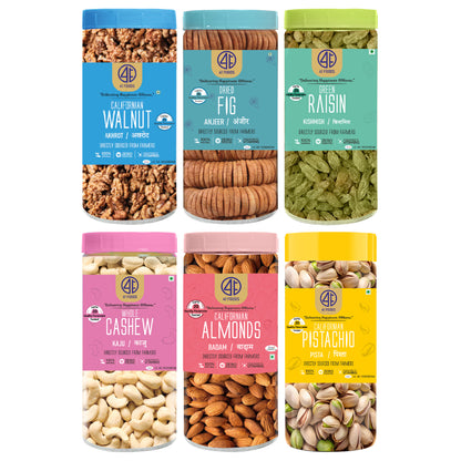 41 Foods 100 % Premium Healthy Dry Fruits  Combo of Pistachios, Almond, Cashew,  Raisins, Walnut, Fig - Combo