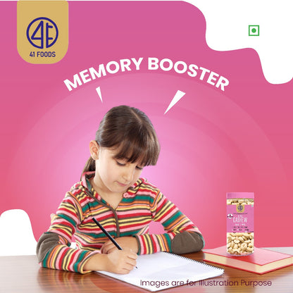 41 Foods 100 % Premium Healthy Dry Fruits  Pure Cashews Whole Kaju, Nutritious & Delicious, Premium Kaju Nuts, Rich In Protein, Magnesium & Phosphorus, Deluxe Size & Crunchy Nuts