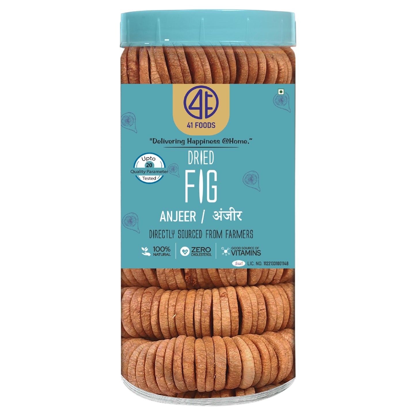 41 Foods 100 % Premium Healthy Dry Fruits  - Fig - Anjeer  I 100% Natural Badam Giri | Rich In Protein & Dietary Fiber | Crunchy Texture & Delicious Nutty Flavour | No Added Preservatives Or Artificial Flavors