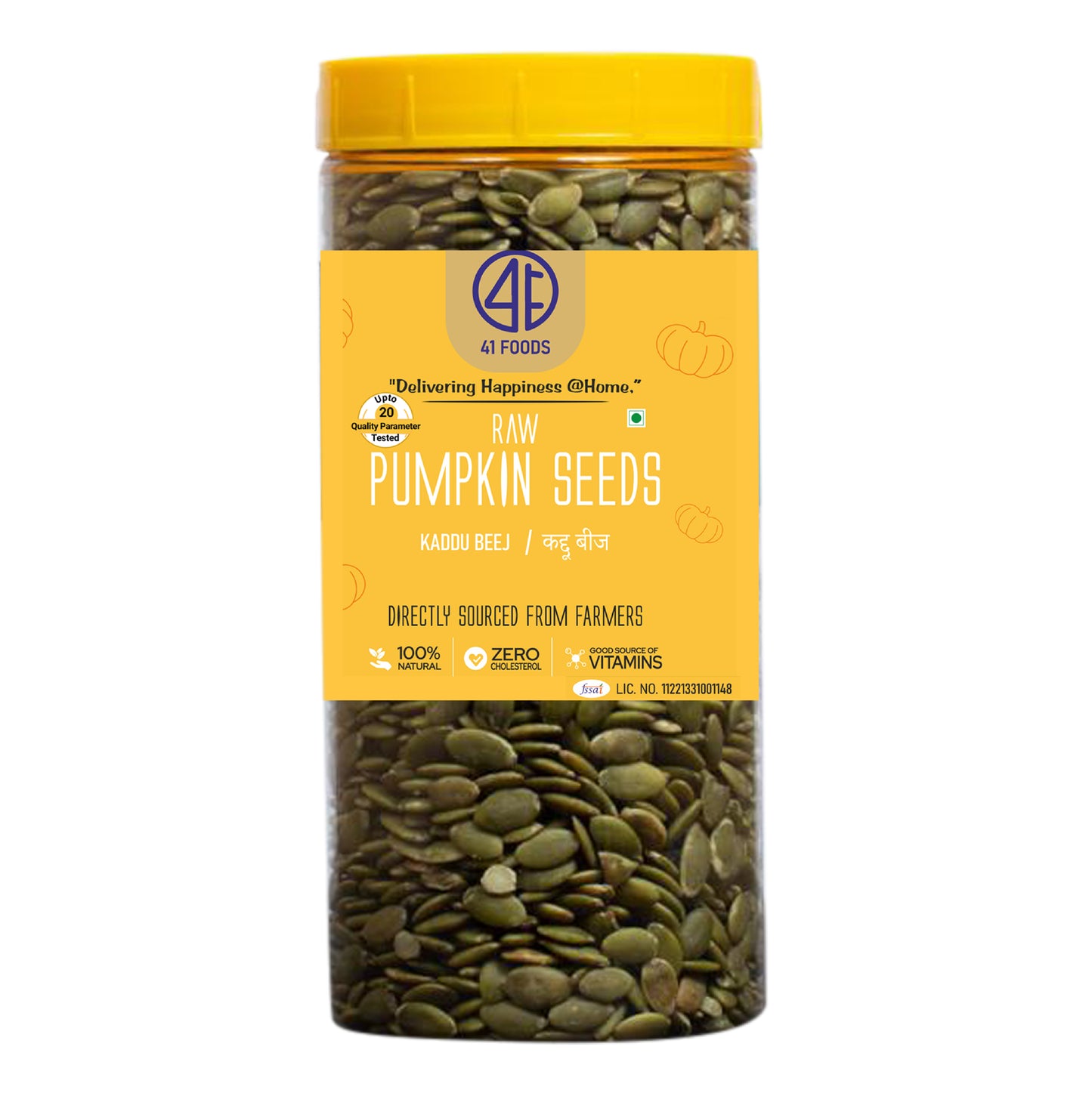41Foods  Pumpkin Seeds | AAA Grade Pumpkin Seeds for eating | Immunity Booster and Fiber Rich.