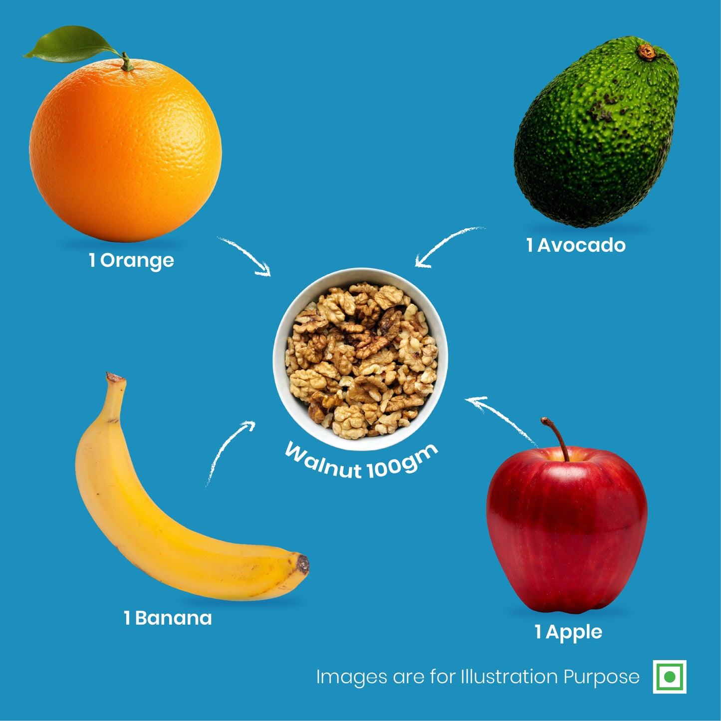 41Foods Healthy Dry Premium Walnut - Twin - Combo